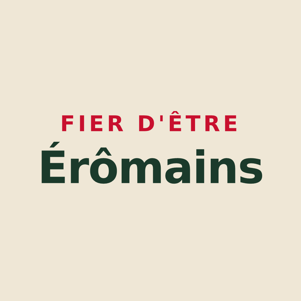 Tote bag « Fier d'être Érômains » — design pour Érôme