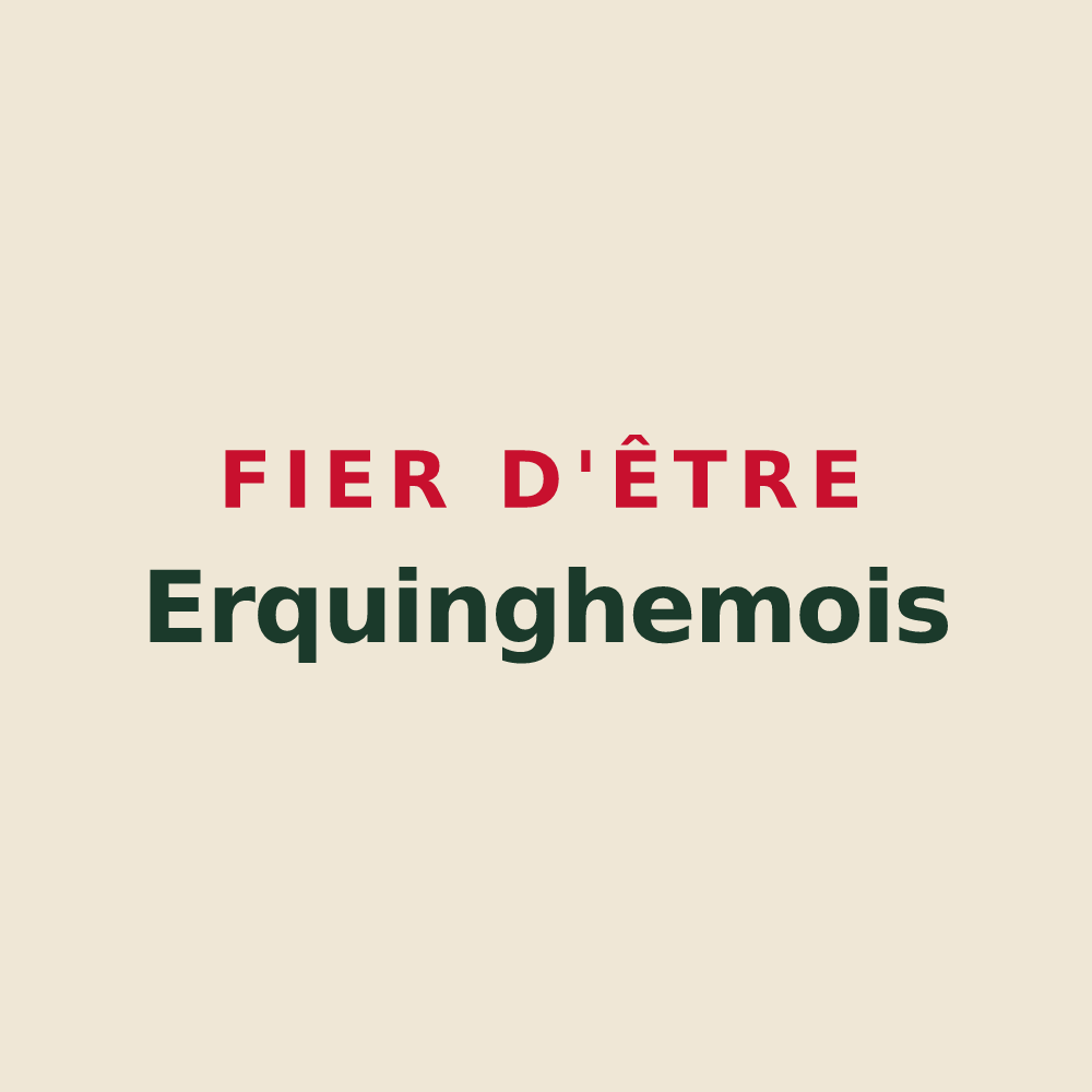 Tote bag « Fier d'être Erquinghemois » — design pour Erquinghem-le-Sec