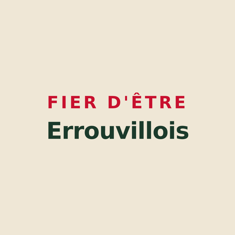 Tote bag « Fier d'être Errouvillois » — design pour Errouville