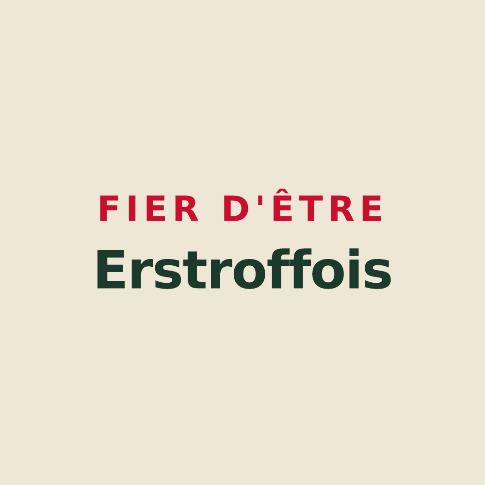 Tote bag « Fier d'être Erstroffois » — design pour Erstroff