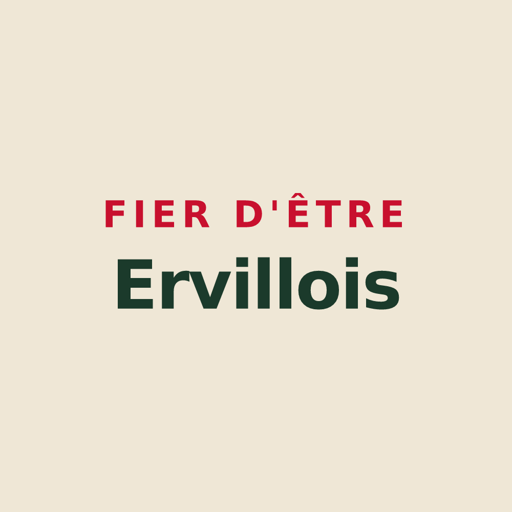 Tote bag « Fier d'être Ervillois » — design pour Ervillers