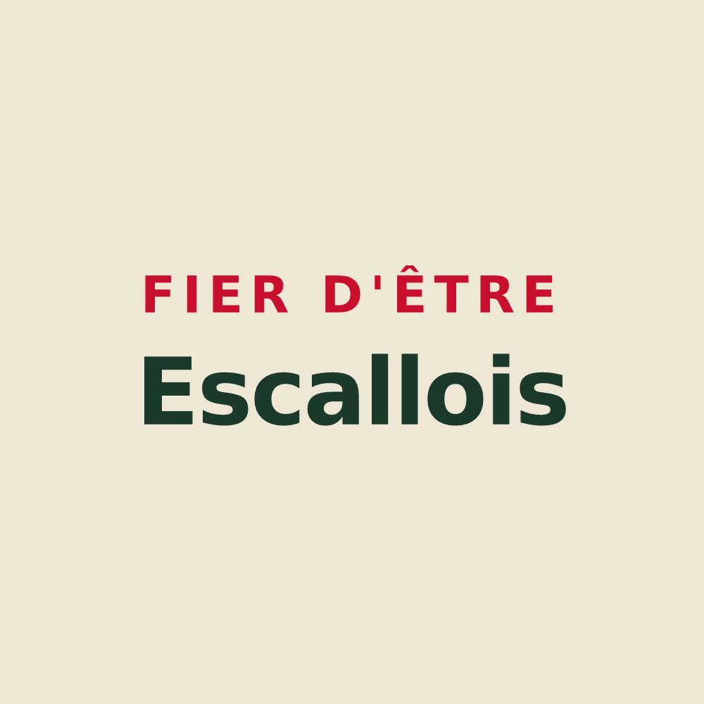 Tote bag « Fier d'être Escallois » — design pour Escalles