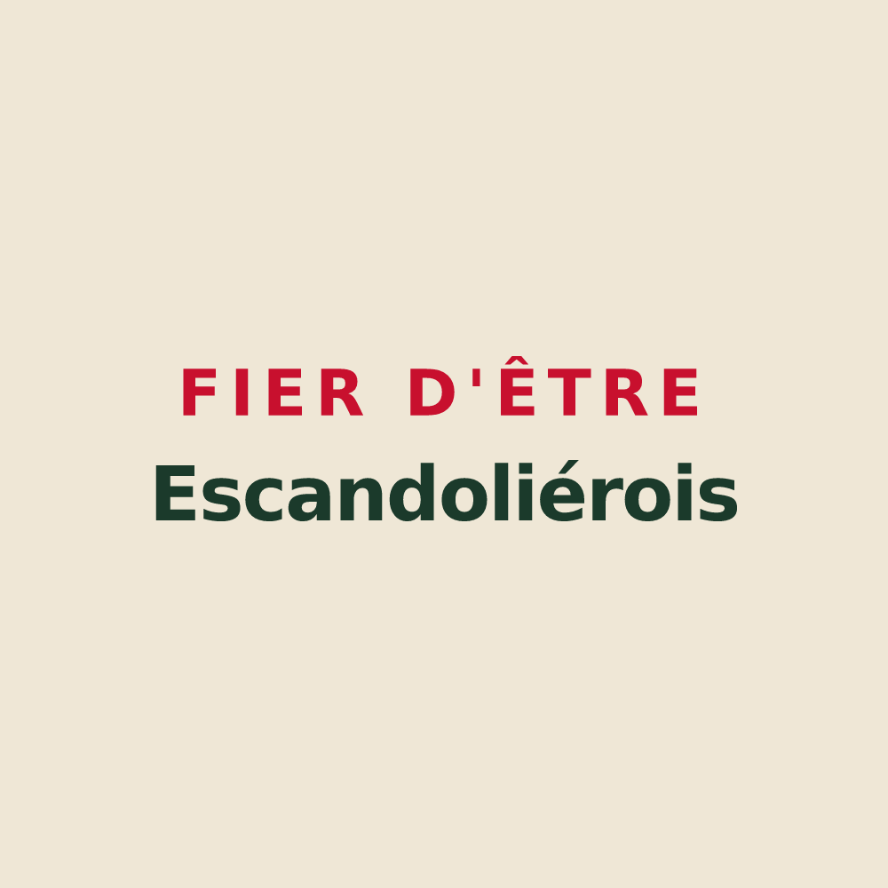 Tote bag « Fier d'être Escandoliérois » — design pour Escandolières