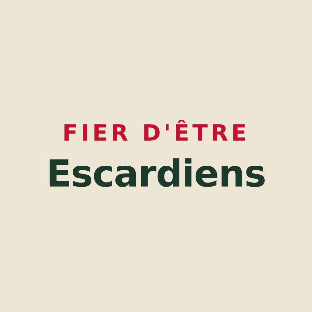 Tote bag « Fier d'être Escardiens » — design pour Escardes
