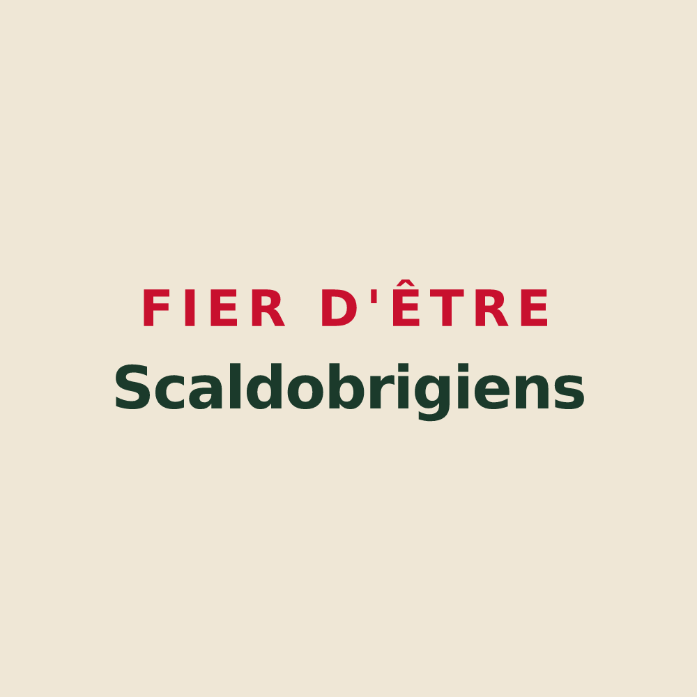 Tote bag « Fier d'être Scaldobrigiens » — design pour Escaudœuvres