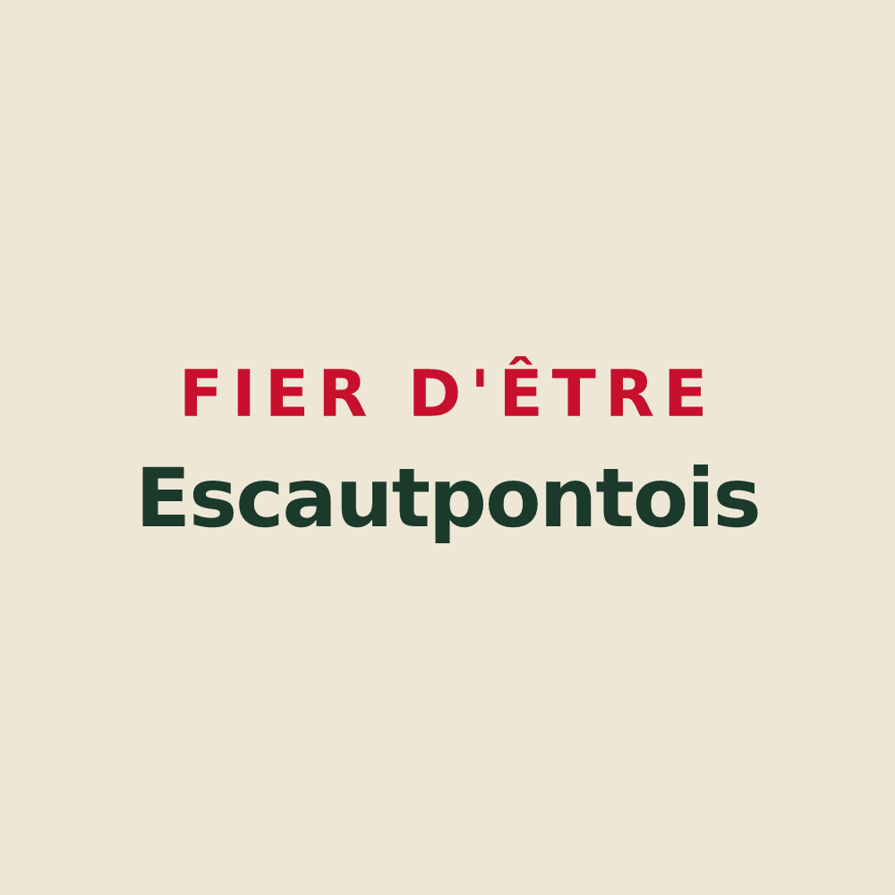 Tote bag « Fier d'être Escautpontois » — design pour Escautpont