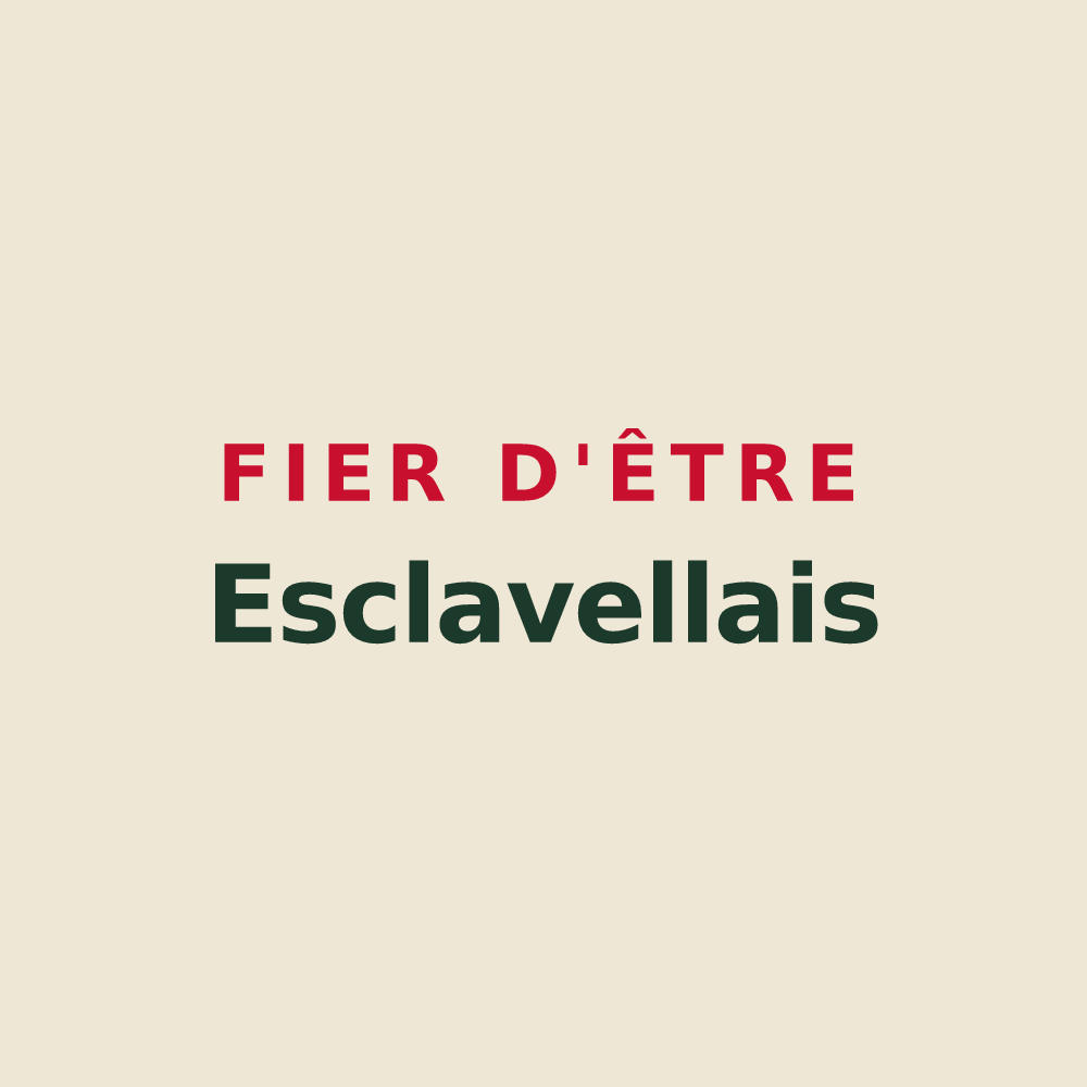 Tote bag « Fier d'être Esclavellais » — design pour Esclavelles