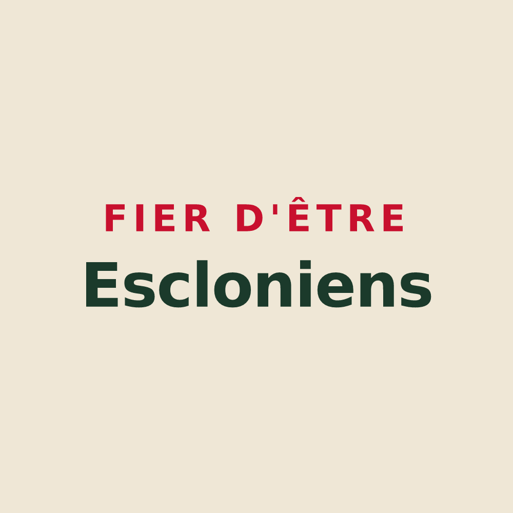 Tote bag « Fier d'être Escloniens » — design pour Escles
