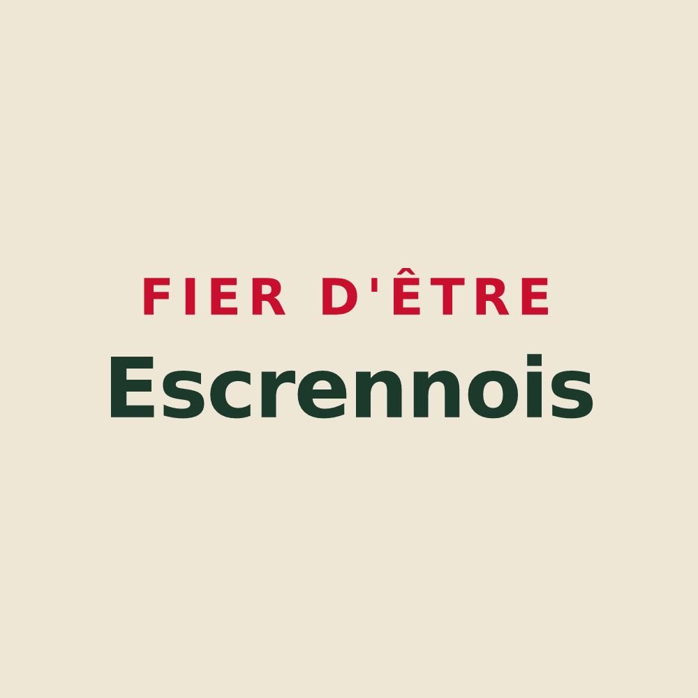 Tote bag « Fier d'être Escrennois » — design pour Escrennes