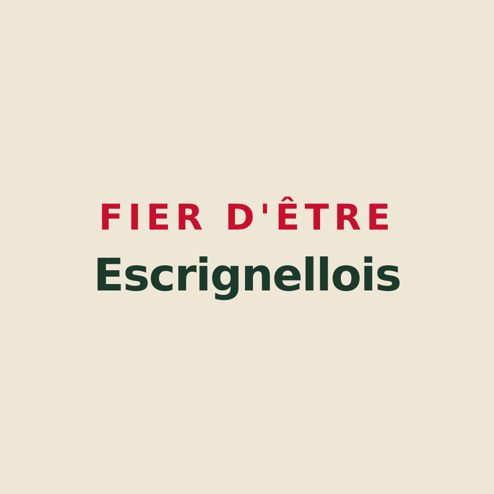 Tote bag « Fier d'être Escrignellois » — design pour Escrignelles