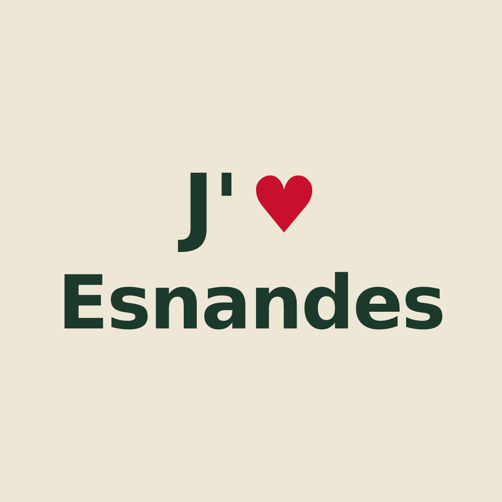 Tote bag personnalisé Esnandes — design J'aime Esnandes