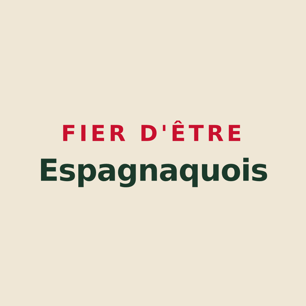 Tote bag « Fier d'être Espagnaquois » — design pour Espagnac-Sainte-Eulalie