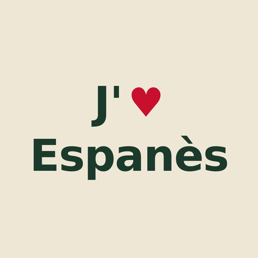 Tote bag personnalisé Espanès — design J'aime Espanès