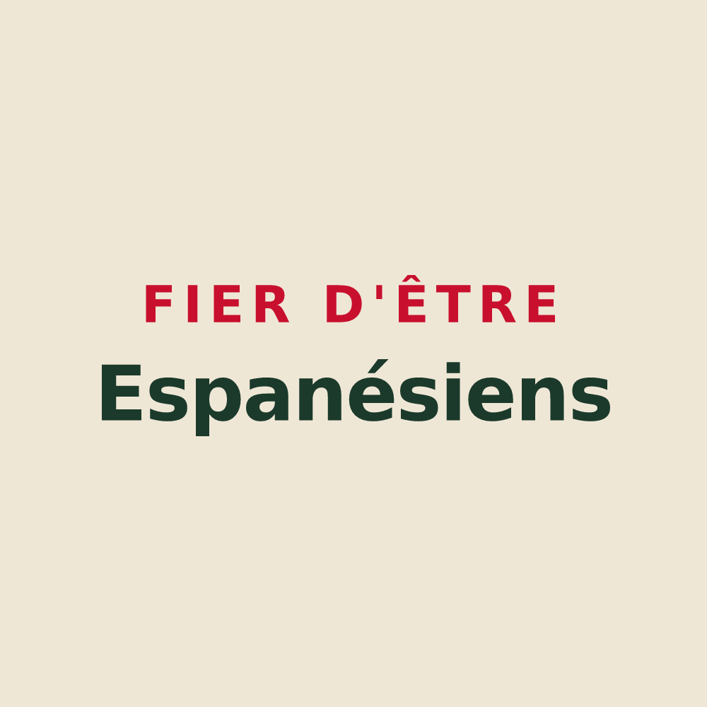 Tote bag « Fier d'être Espanésiens » — design pour Espanès