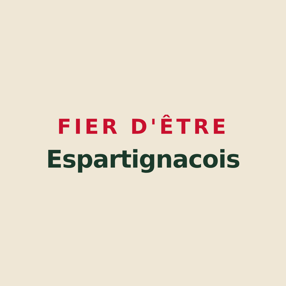 Tote bag « Fier d'être Espartignacois » — design pour Espartignac