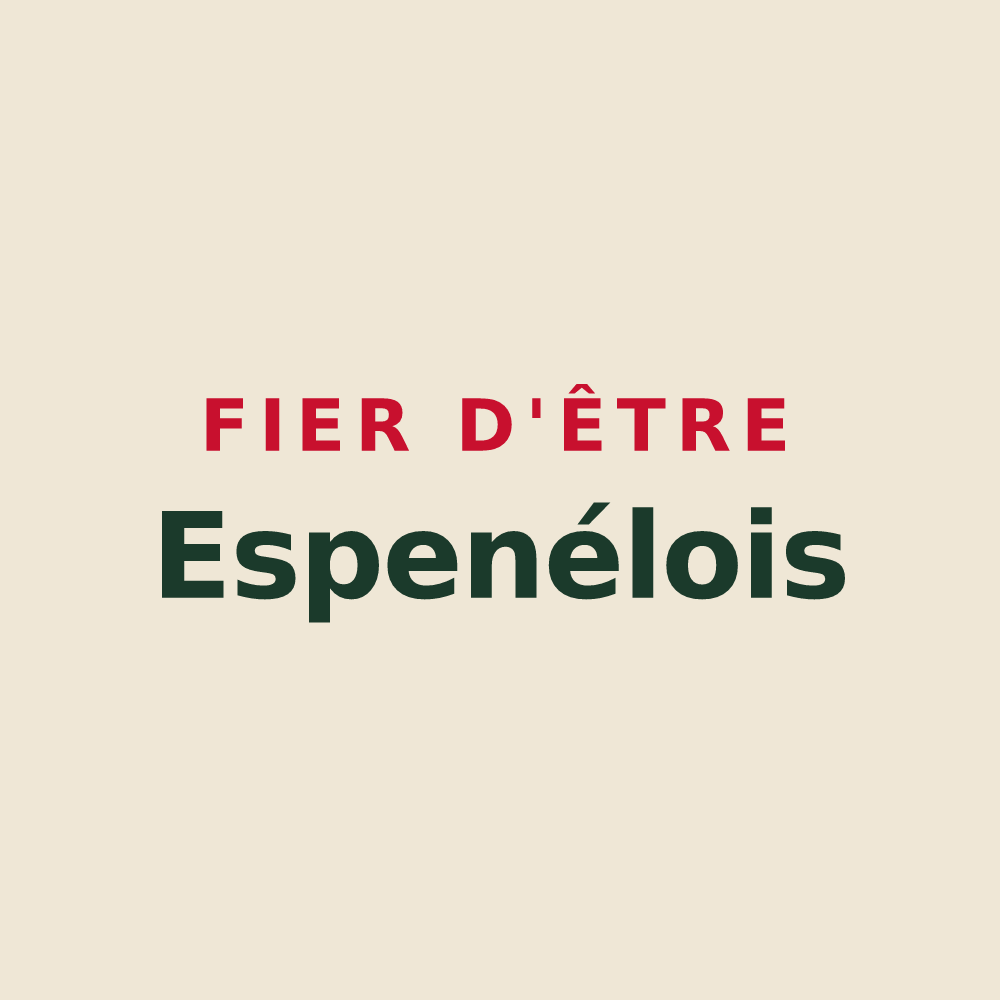 Tote bag « Fier d'être Espenélois » — design pour Espenel