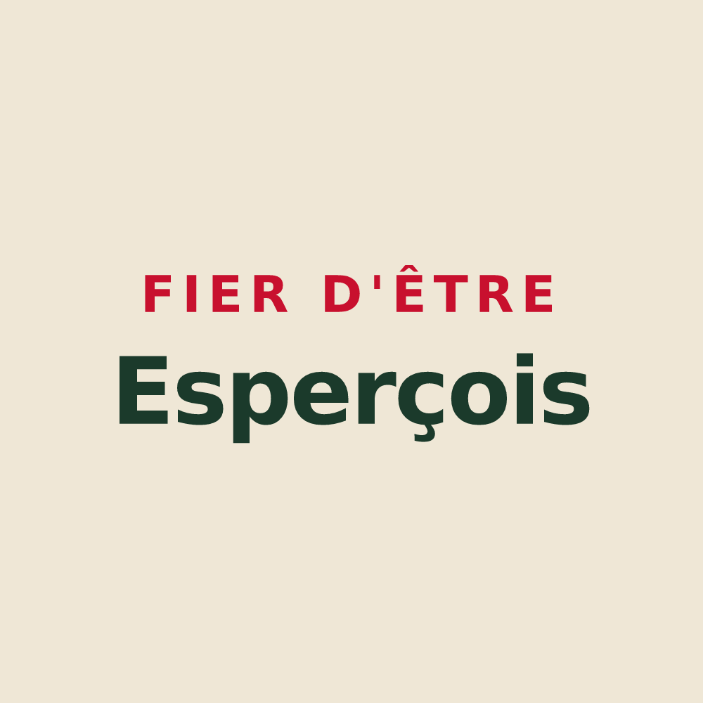 Tote bag « Fier d'être Esperçois » — design pour Esperce