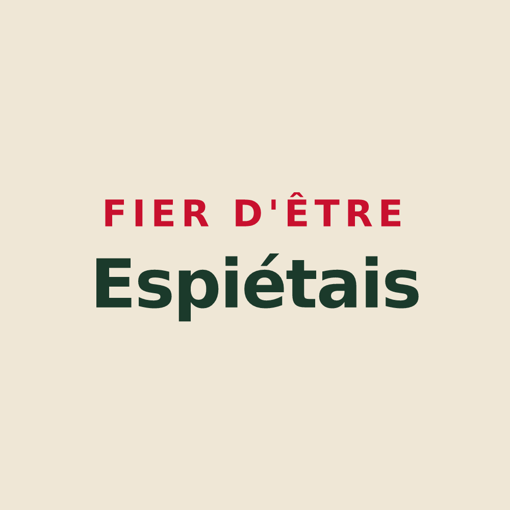 Tote bag « Fier d'être Espiétais » — design pour Espiet