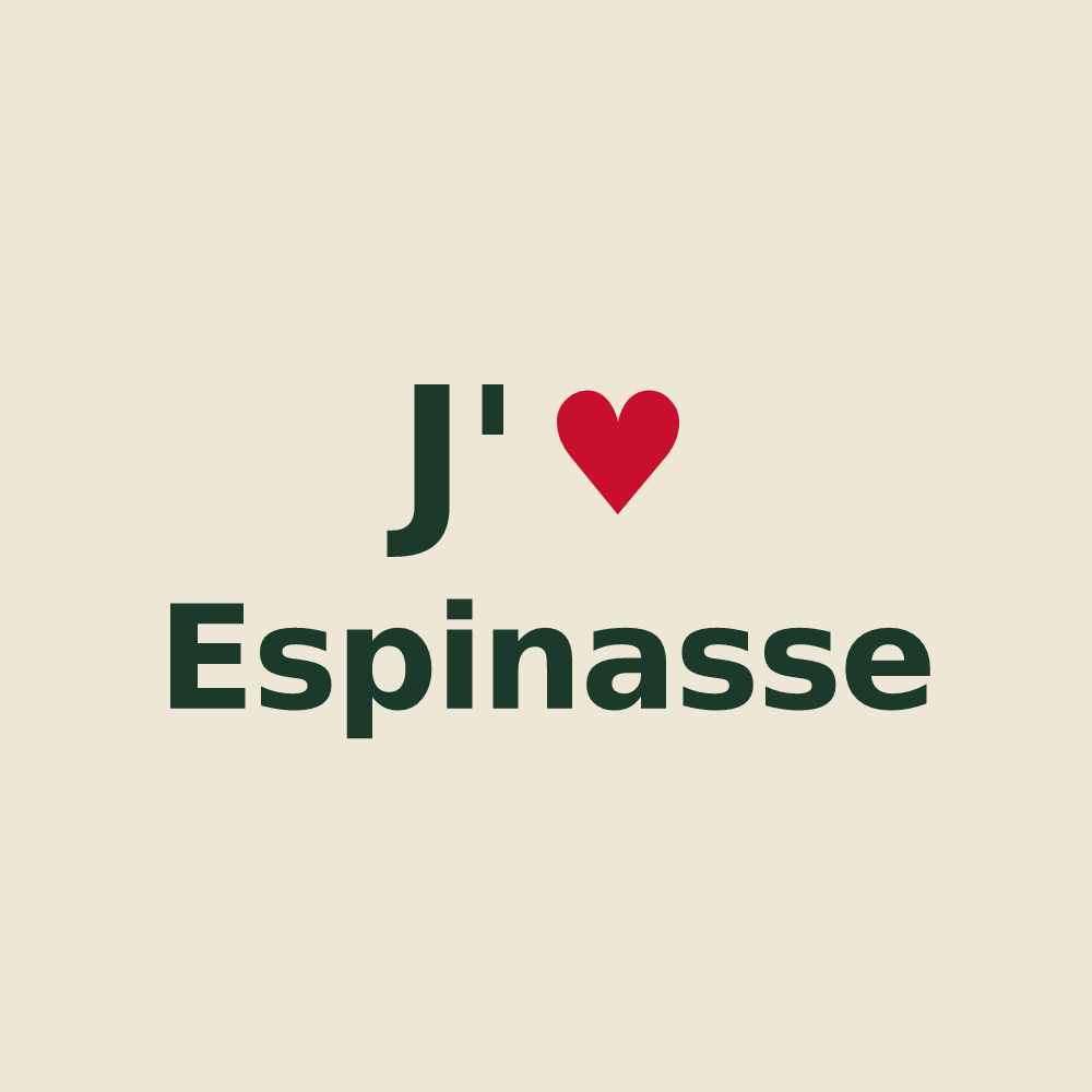 Tote bag personnalisé Espinasse — design J'aime Espinasse