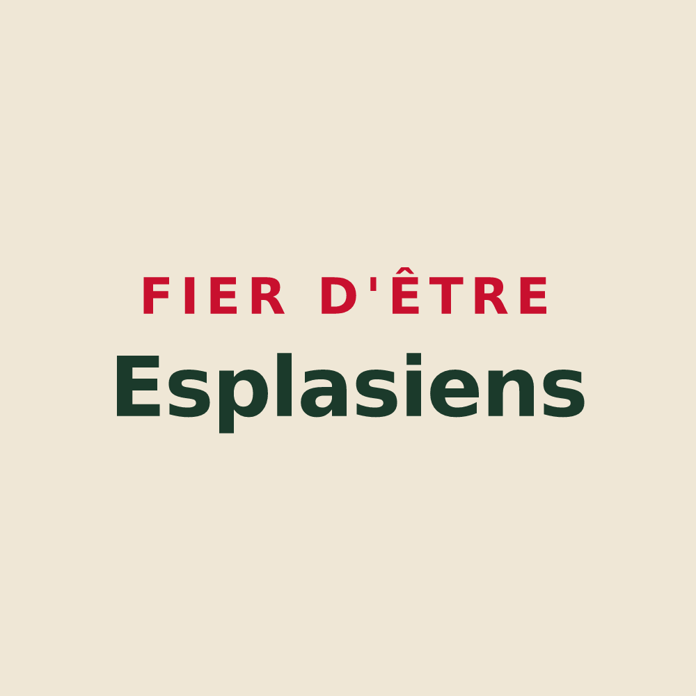 Tote bag « Fier d'être Esplasiens » — design pour Esplas
