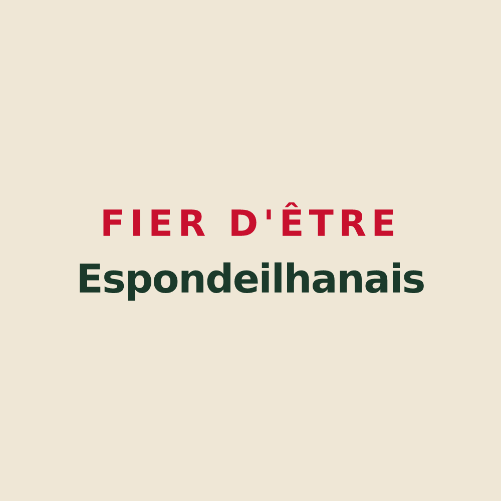 Tote bag « Fier d'être Espondeilhanais » — design pour Espondeilhan