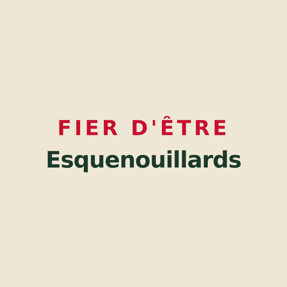 Tote bag « Fier d'être Esquenouillards » — design pour Esquennoy