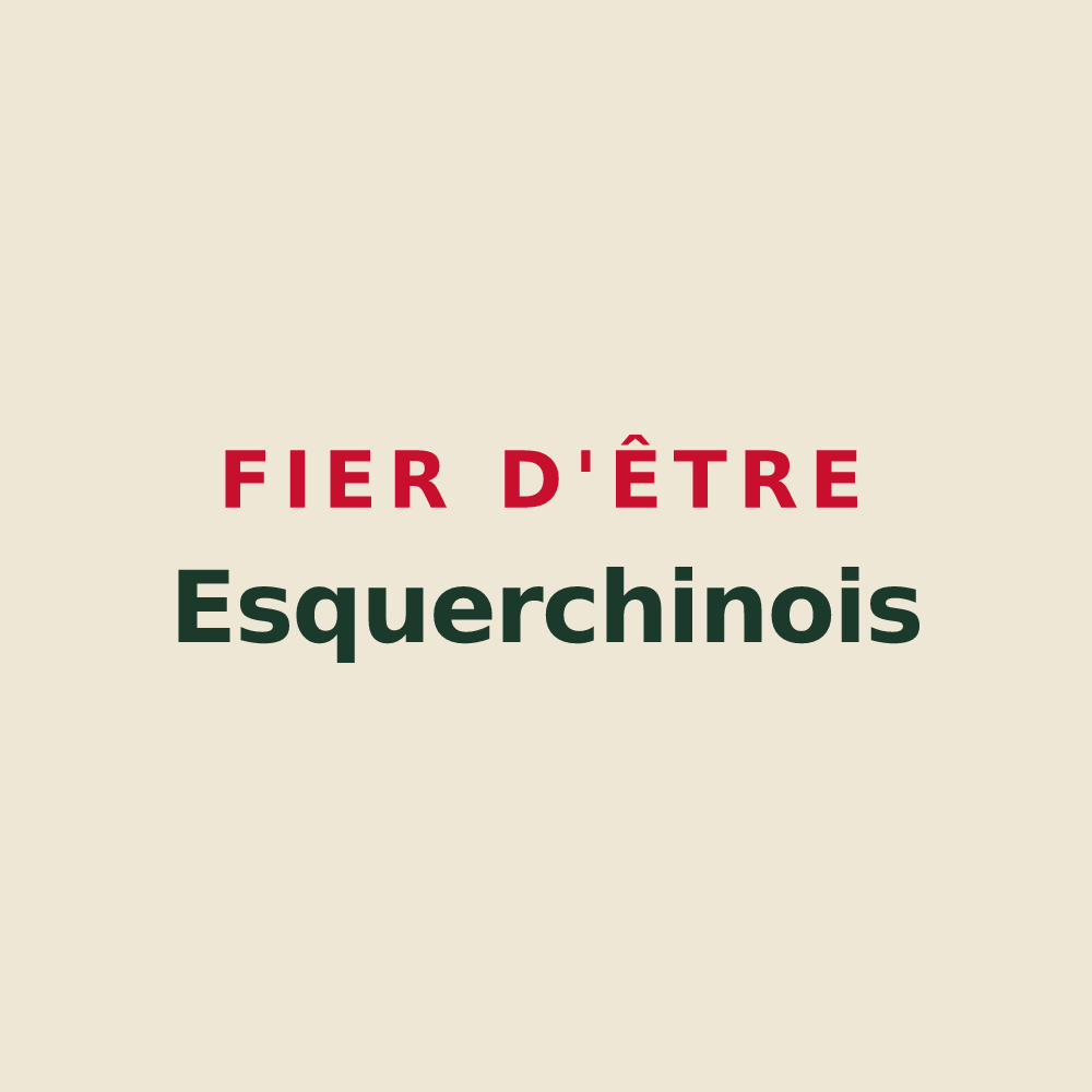 Tote bag « Fier d'être Esquerchinois » — design pour Esquerchin