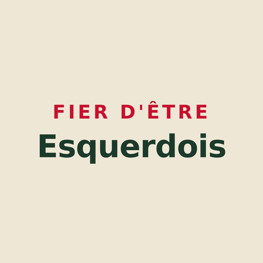 Tote bag « Fier d'être Esquerdois » — design pour Esquerdes