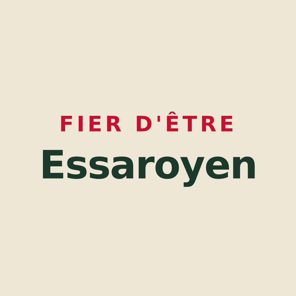 Tote bag « Fier d'être Essaroyen » — design pour Essarois