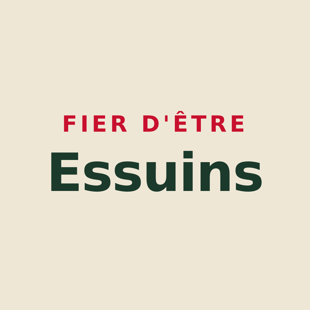 Tote bag « Fier d'être Essuins » — design pour Essay