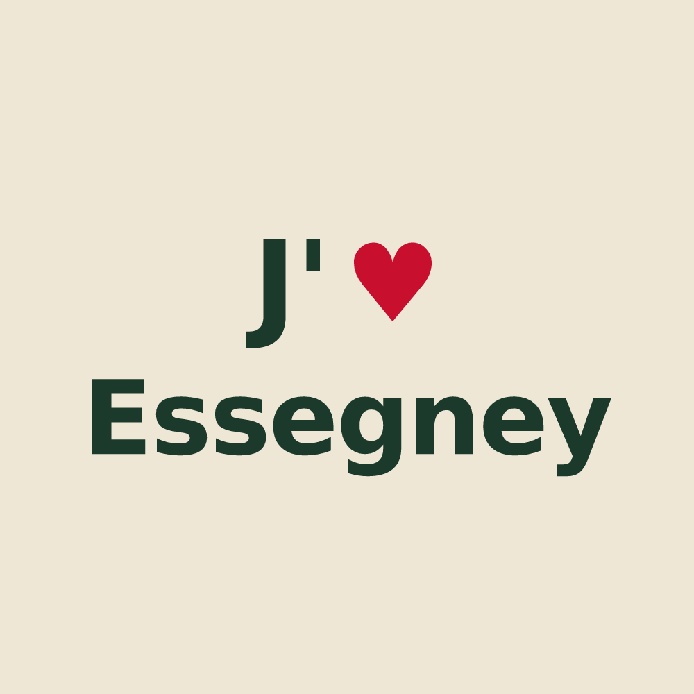 Tote bag personnalisé Essegney — design J'aime Essegney