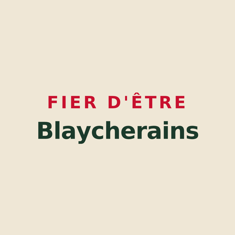 Tote bag « Fier d'être Blaycherains » — design pour Esserts-Blay