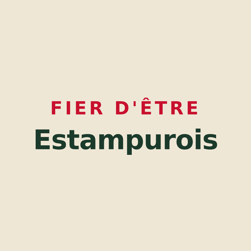 Tote bag « Fier d'être Estampurois » — design pour Estampures
