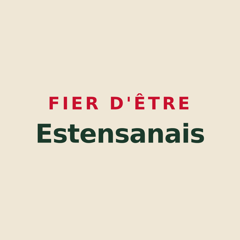Tote bag « Fier d'être Estensanais » — design pour Estensan