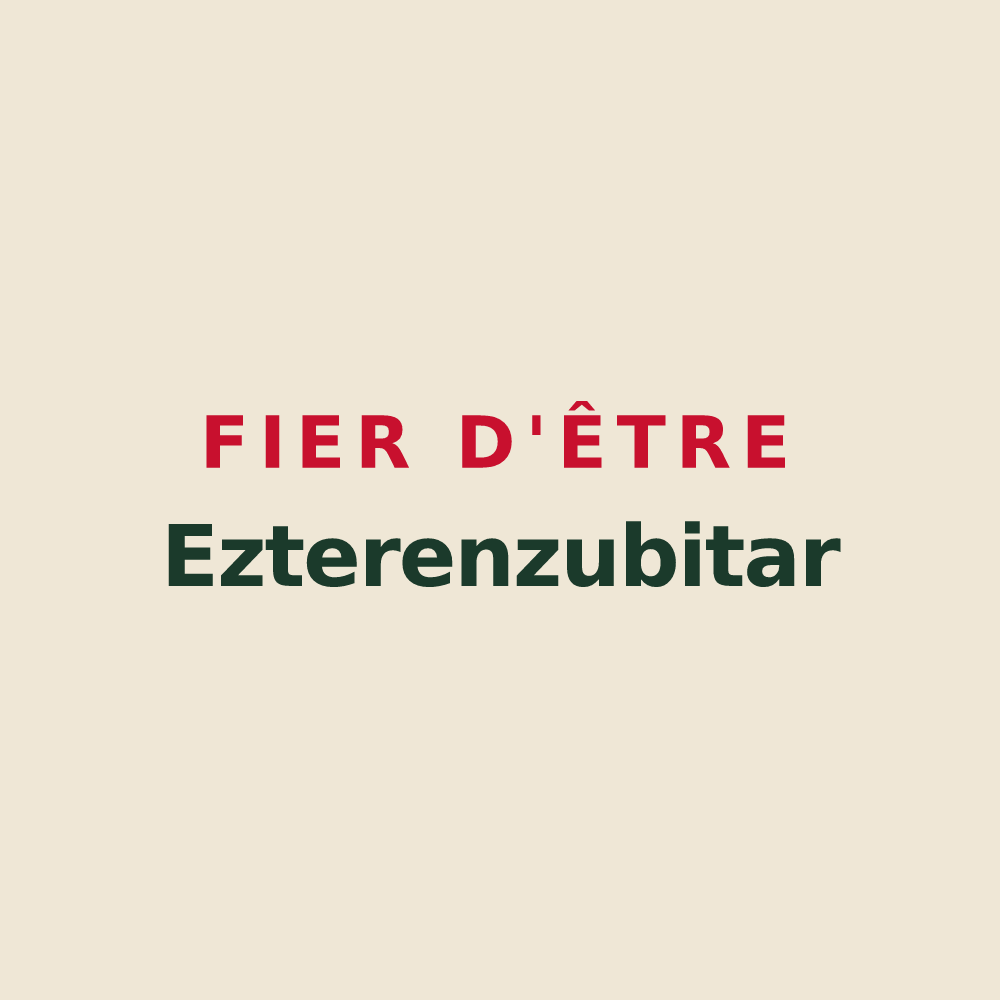 Tote bag « Fier d'être Ezterenzubitar » — design pour Estérençuby