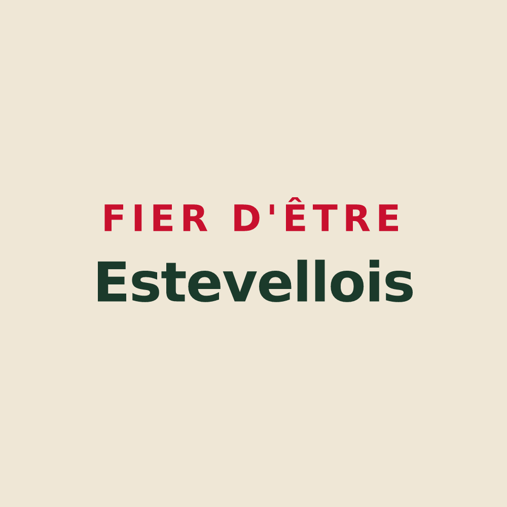 Tote bag « Fier d'être Estevellois » — design pour Estevelles