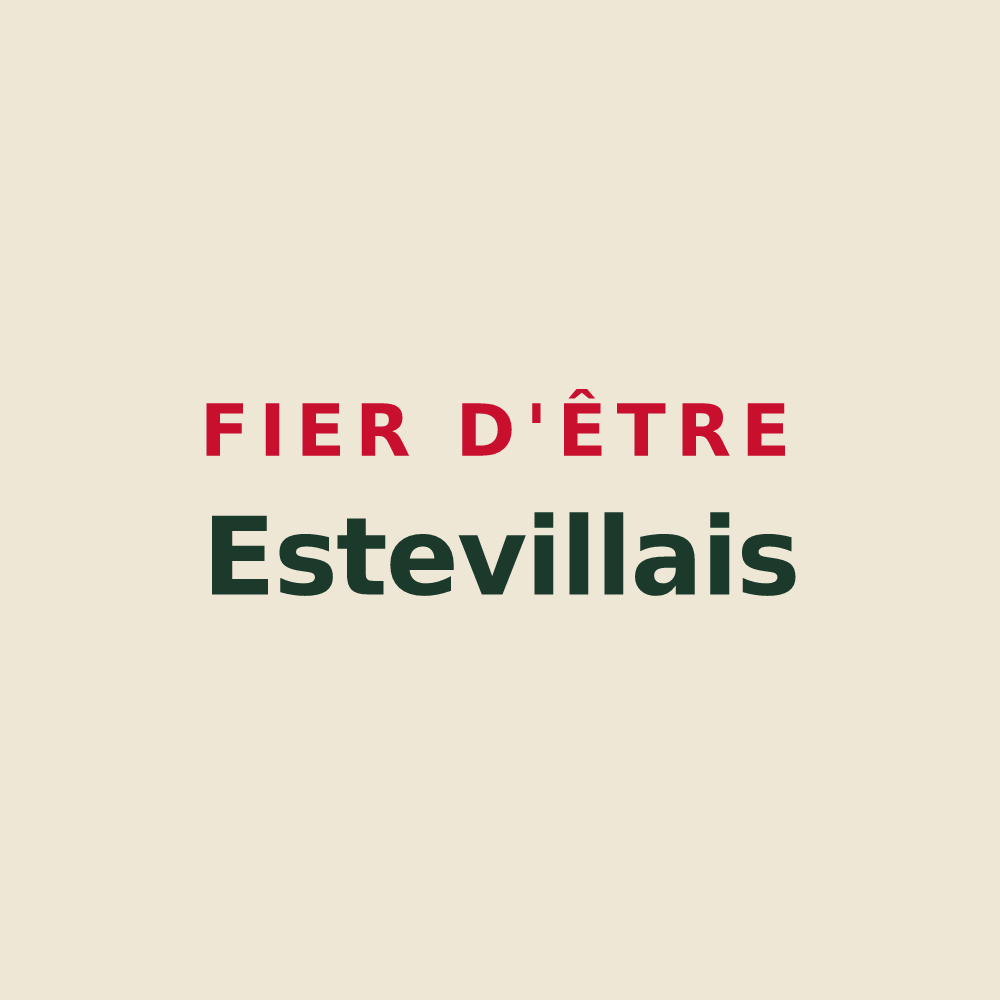 Tote bag « Fier d'être Estevillais » — design pour Esteville