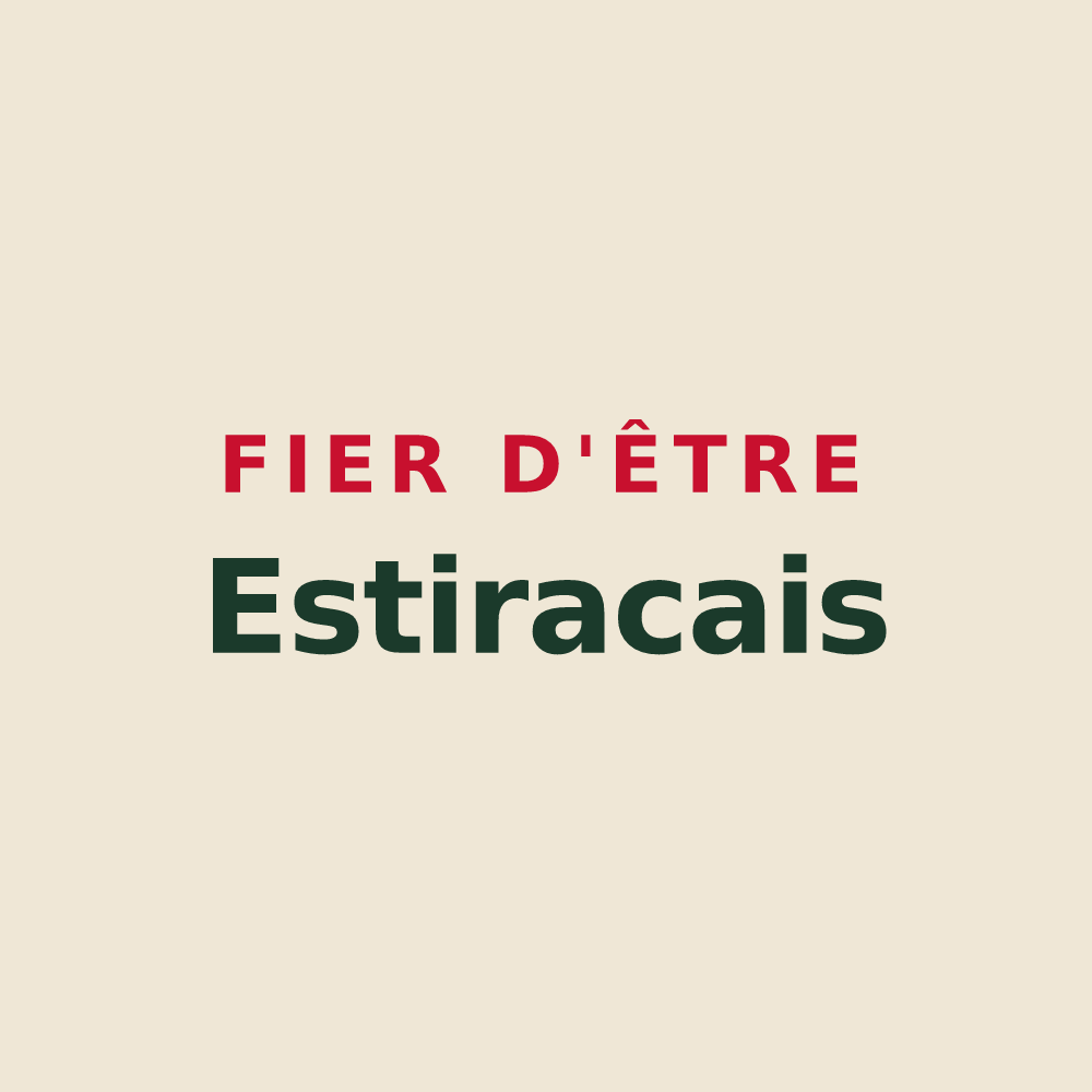 Tote bag « Fier d'être Estiracais » — design pour Estirac