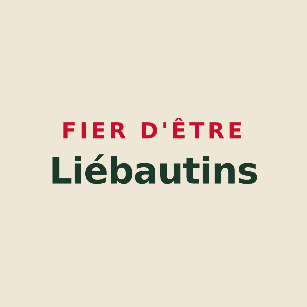Tote bag « Fier d'être Liébautins » — design pour Estissac