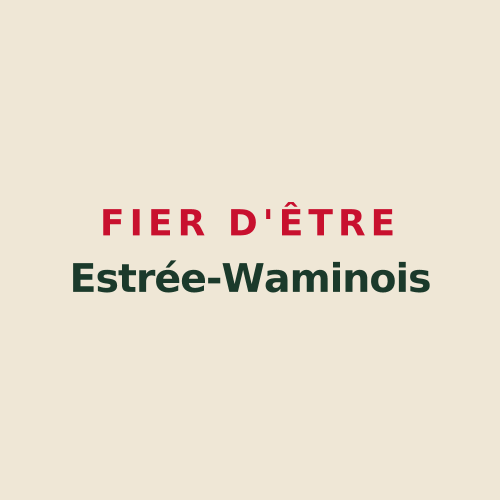 Tote bag « Fier d'être Estrée-Waminois » — design pour Estrée-Wamin
