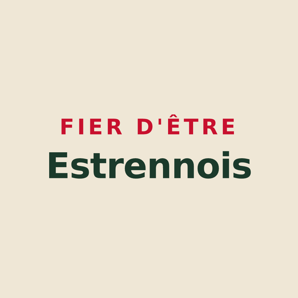 Tote bag « Fier d'être Estrennois » — design pour Estrennes