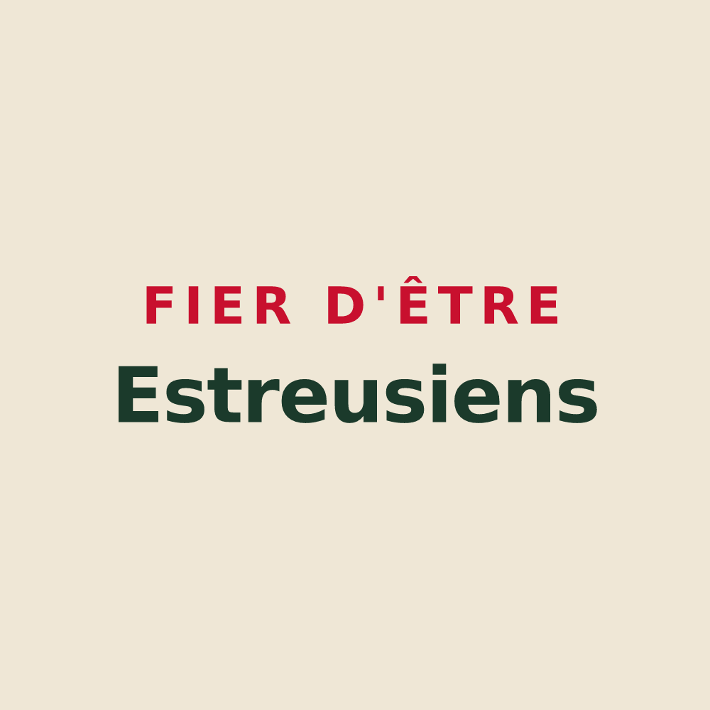 Tote bag « Fier d'être Estreusiens » — design pour Estreux