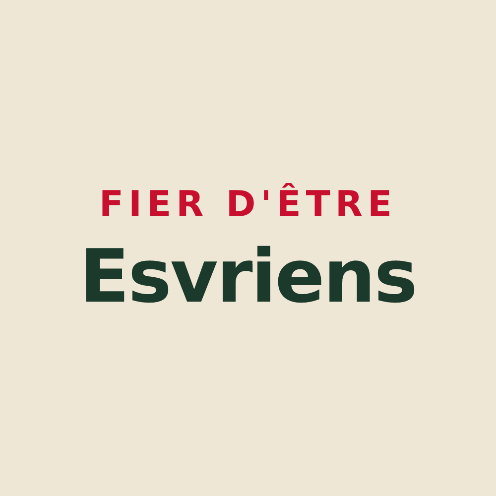 Tote bag « Fier d'être Esvriens » — design pour Esvres