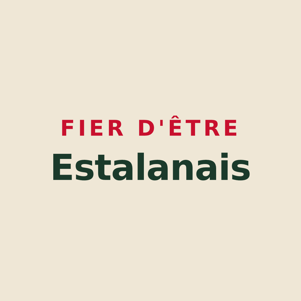 Tote bag « Fier d'être Estalanais » — design pour Étalans