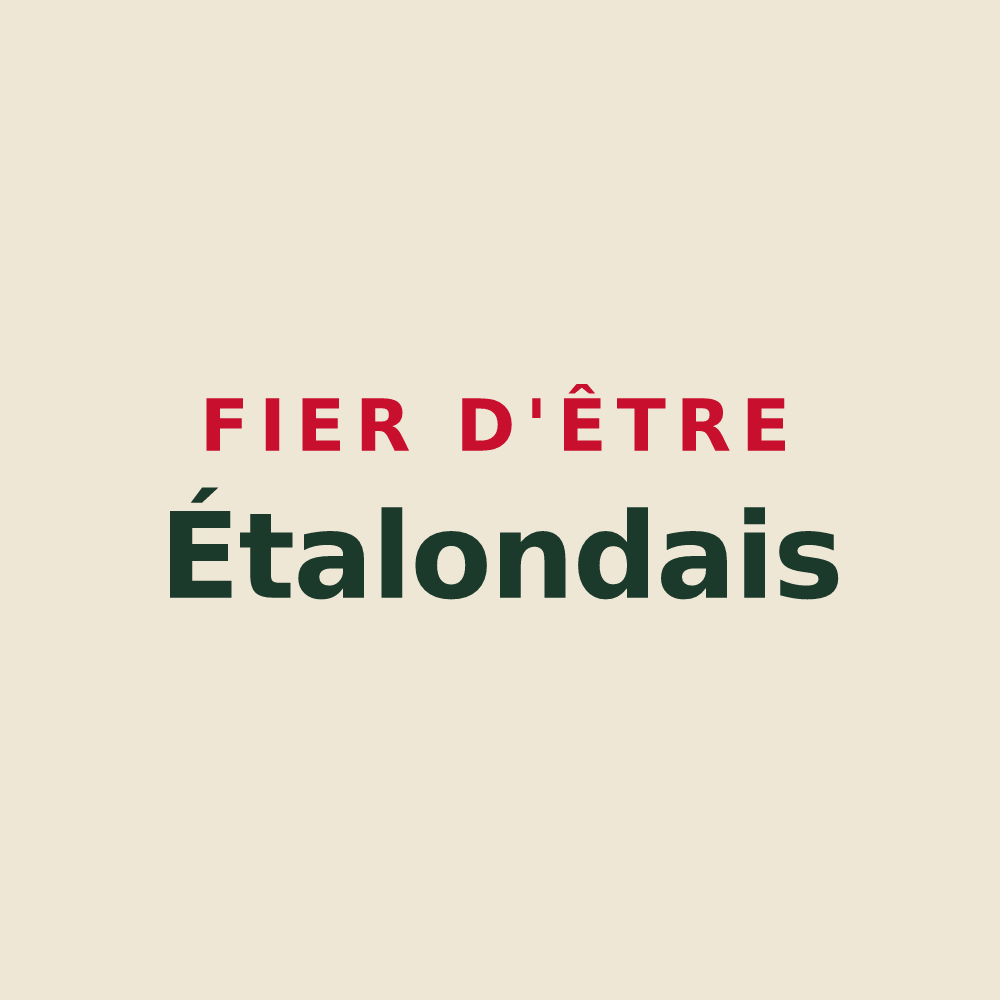 Tote bag « Fier d'être Étalondais » — design pour Étalondes
