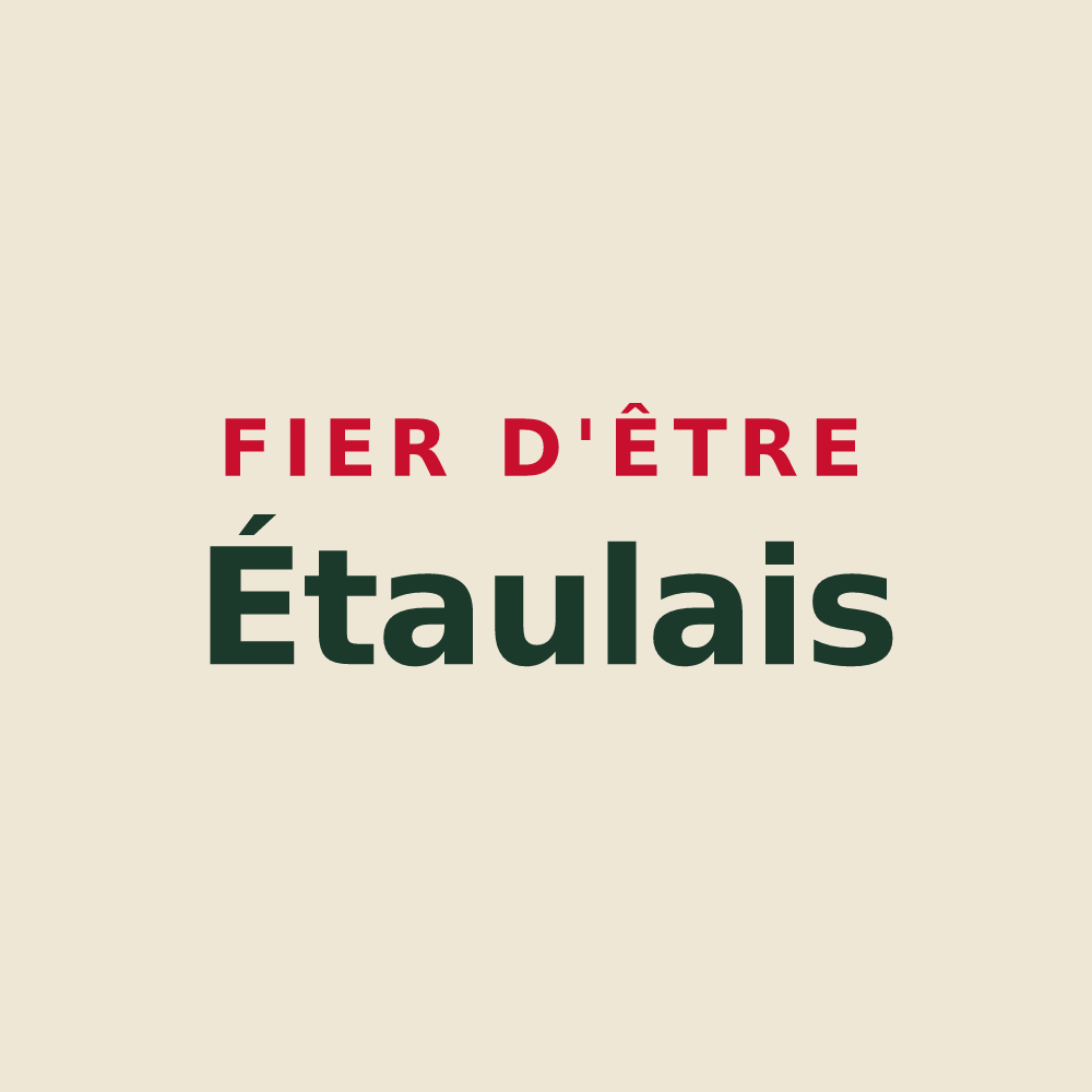 Tote bag « Fier d'être Étaulais » — design pour Étaules