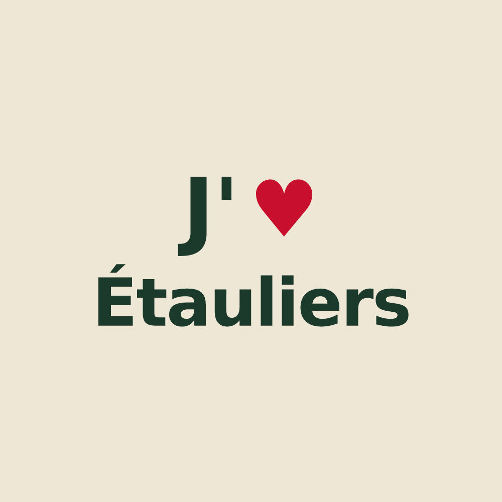 Tote bag personnalisé Étauliers — design J'aime Étauliers