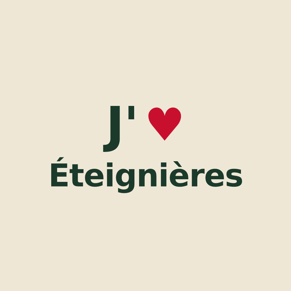 Tote bag personnalisé Éteignières — design J'aime Éteignières
