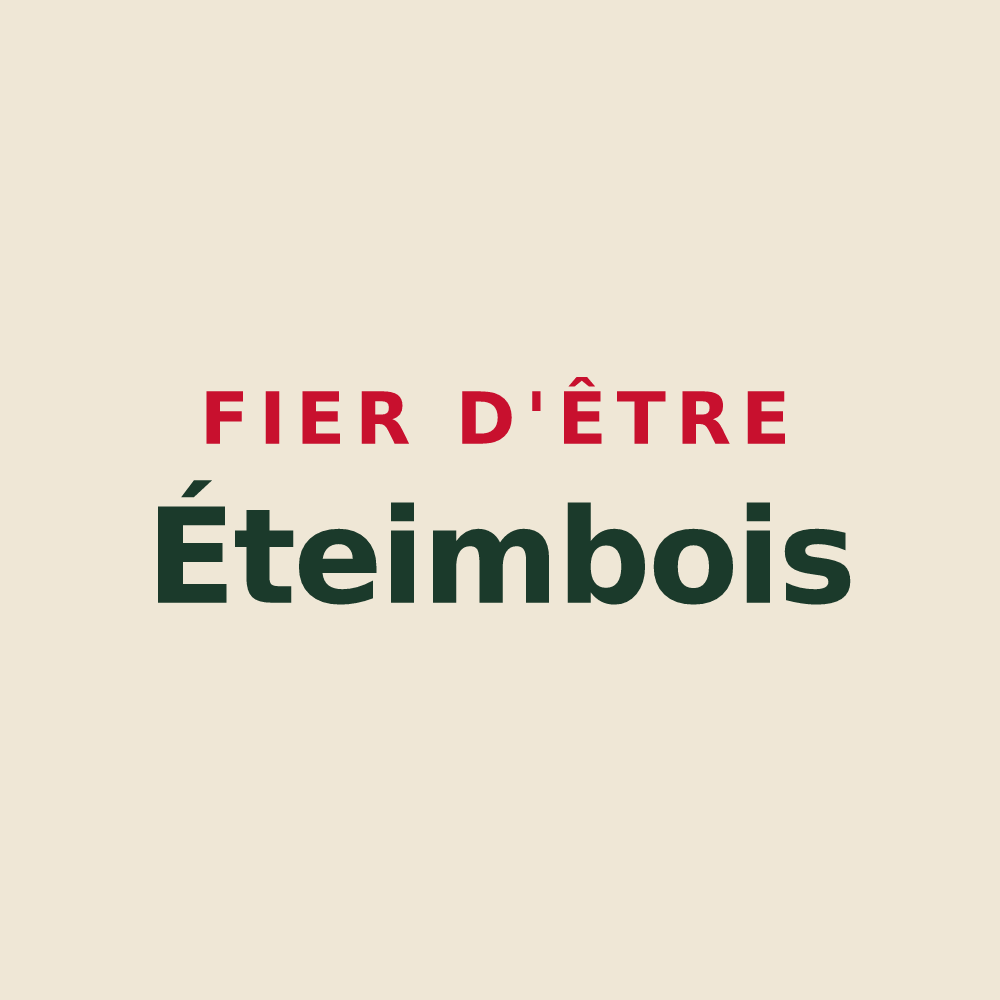 Tote bag « Fier d'être Éteimbois » — design pour Eteimbes
