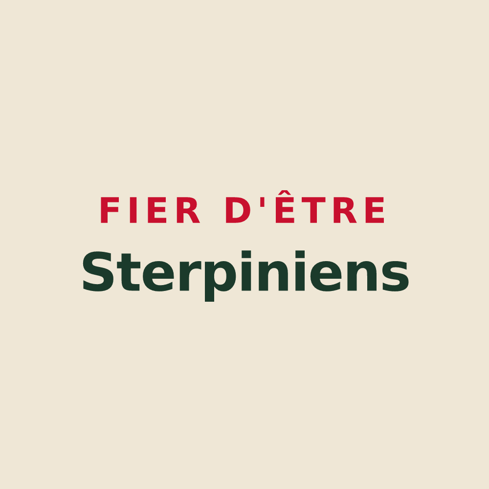 Tote bag « Fier d'être Sterpiniens » — design pour Éterpigny